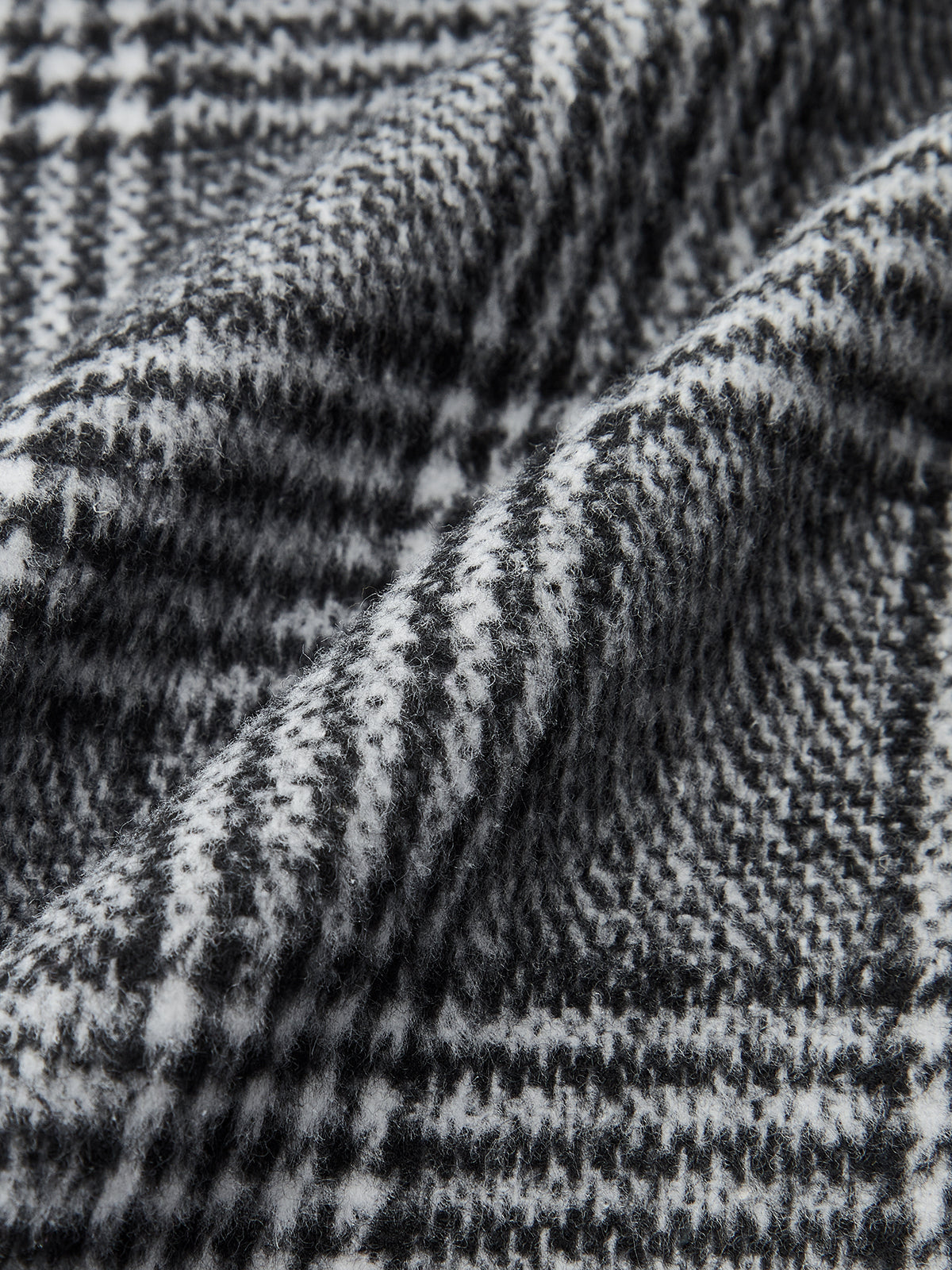 Belted Plaid High-Waisted Pants