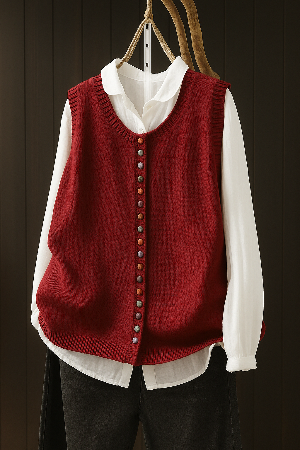 THE OLIVIA | CLASSIC KNIT VEST