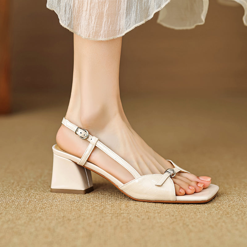 Capris Genuine Leather Sandals