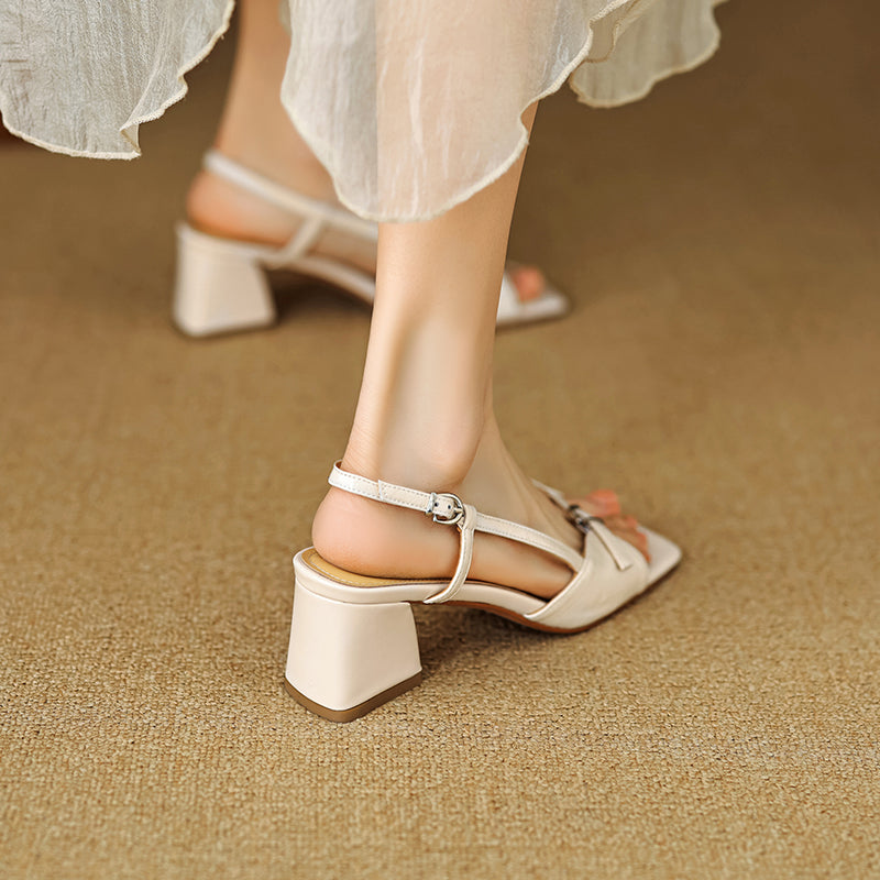 Capris Genuine Leather Sandals