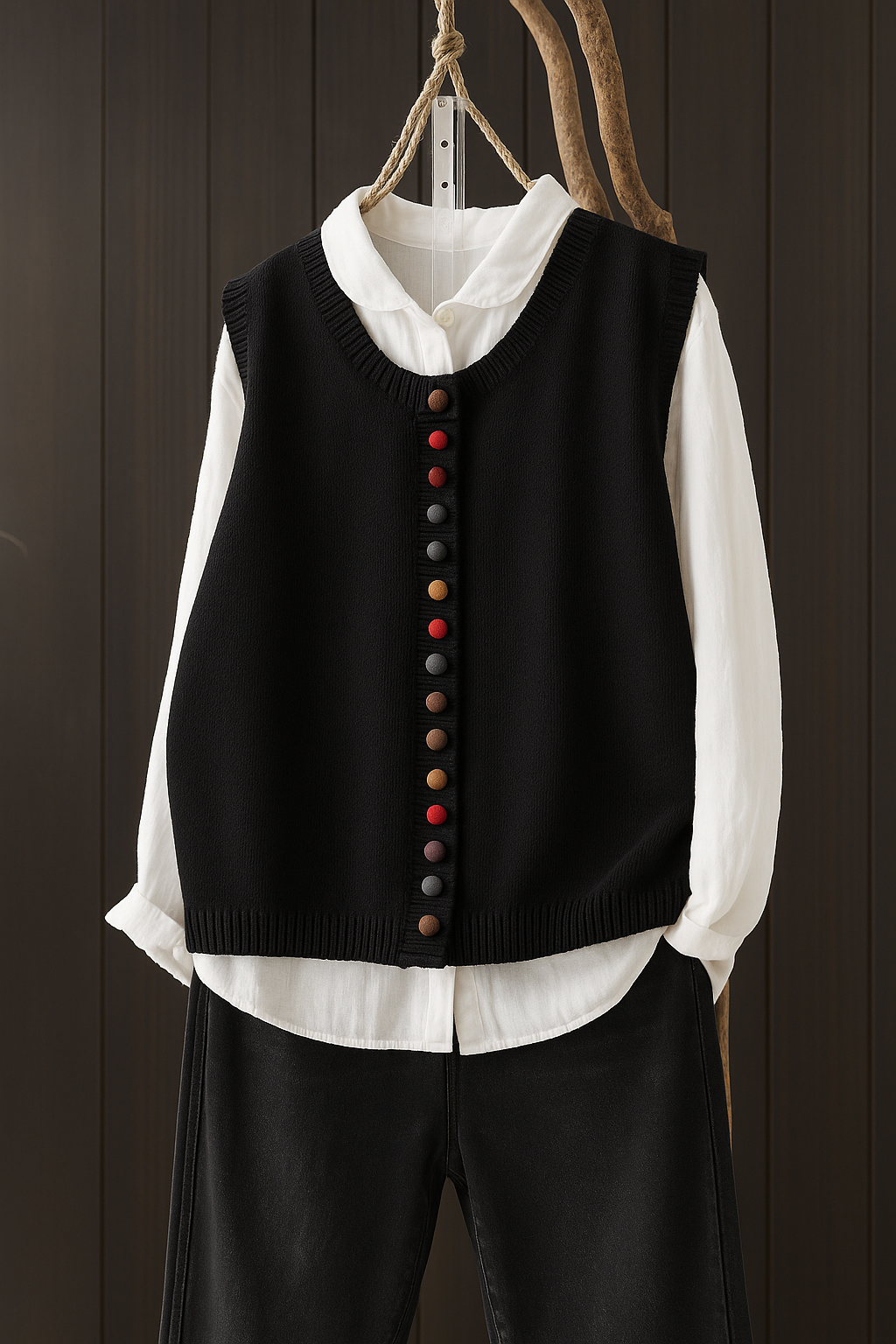 THE OLIVIA | CLASSIC KNIT VEST