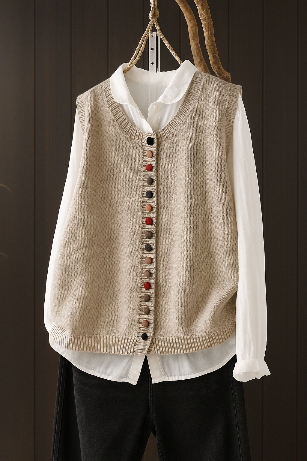 THE OLIVIA | CLASSIC KNIT VEST