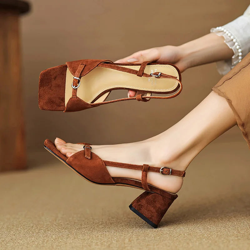 Capris Genuine Leather Sandals