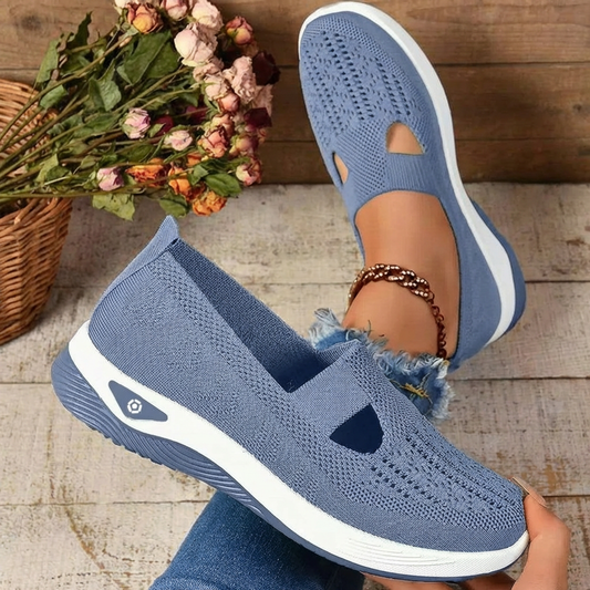 Sofie - Breathable Knit Slip-On Sneakers