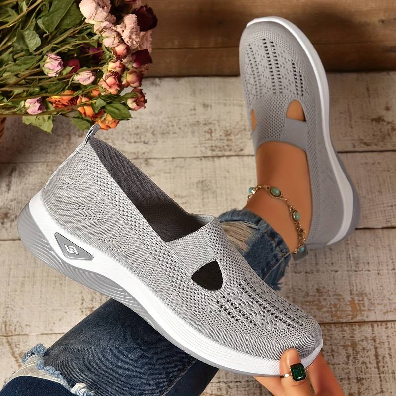 Sofie - Breathable Knit Slip-On Sneakers